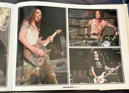 2007 Year 1 of Rocklahoma - Hardback Book Photos -Rock and Roll History