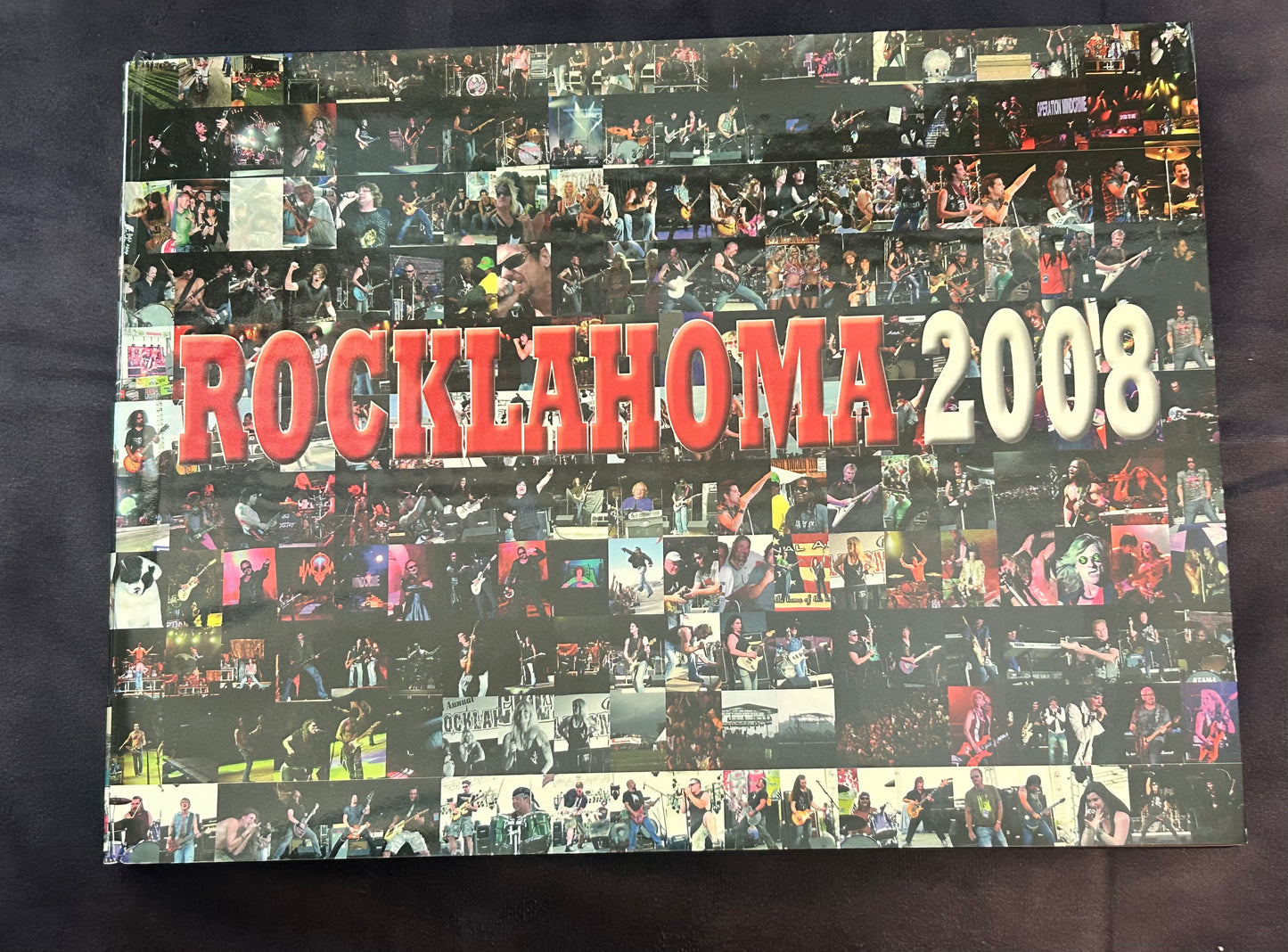 2008 Hardcover Rocklahoma Book - Amazing pics and commentary