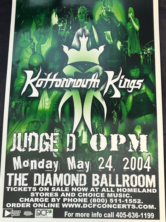 Kottonmouth Kings 17X11 Concert Poster 2004 Diamond Ballroom