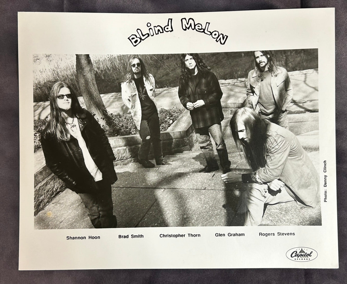 Blind Melon Original Capital Records Promo Photo 8x10