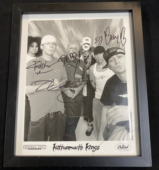 Kottonmouth Kings Framed Autographed Photo
